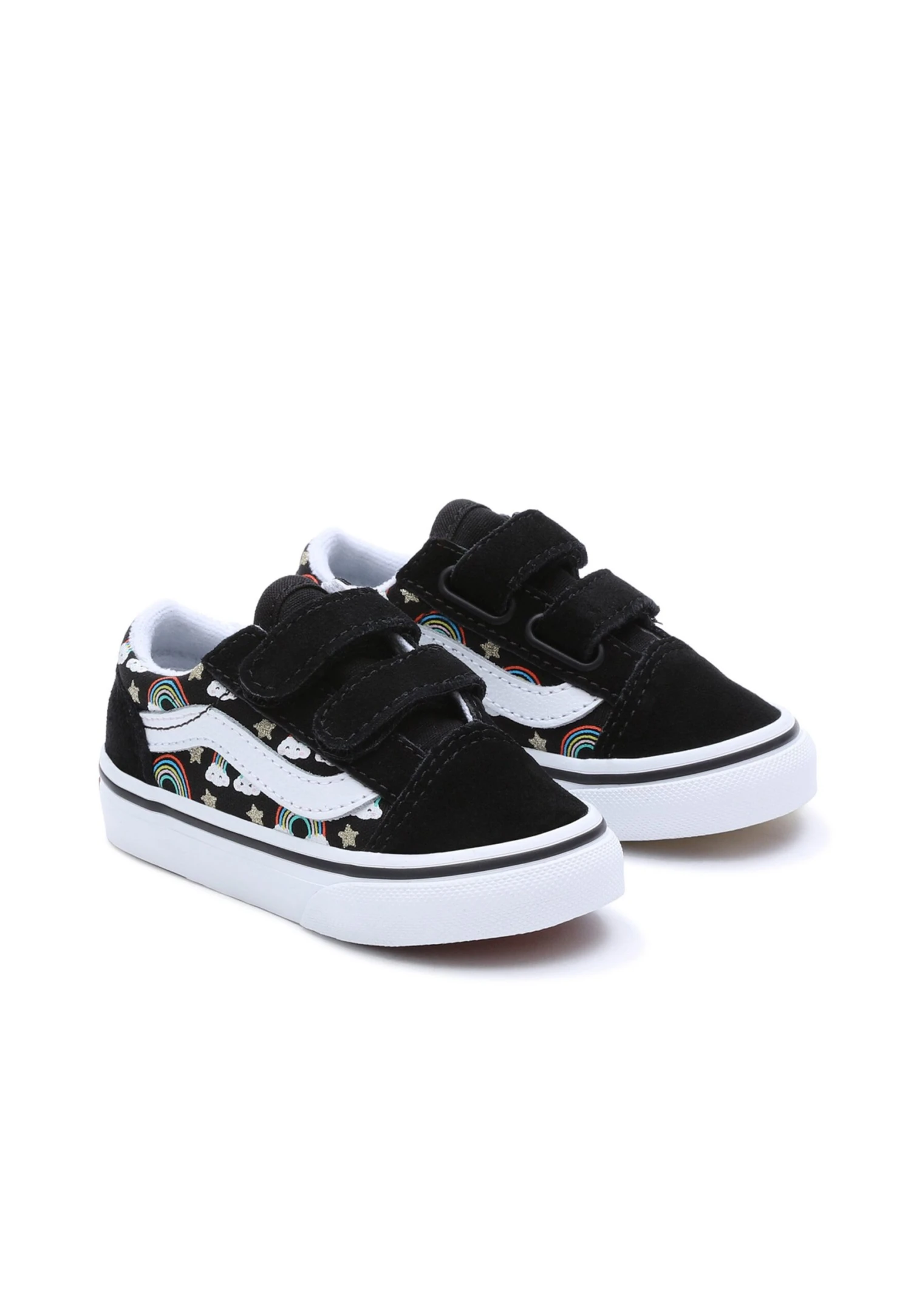 Vans Td Old Skool V - Sneakers Laag - Black Multi 4 Vans Td Old Skool V - Sneakers Laag - Black Multi - Afbeelding 2