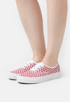 Vans Authentic - Sneakers Laag - Red/White