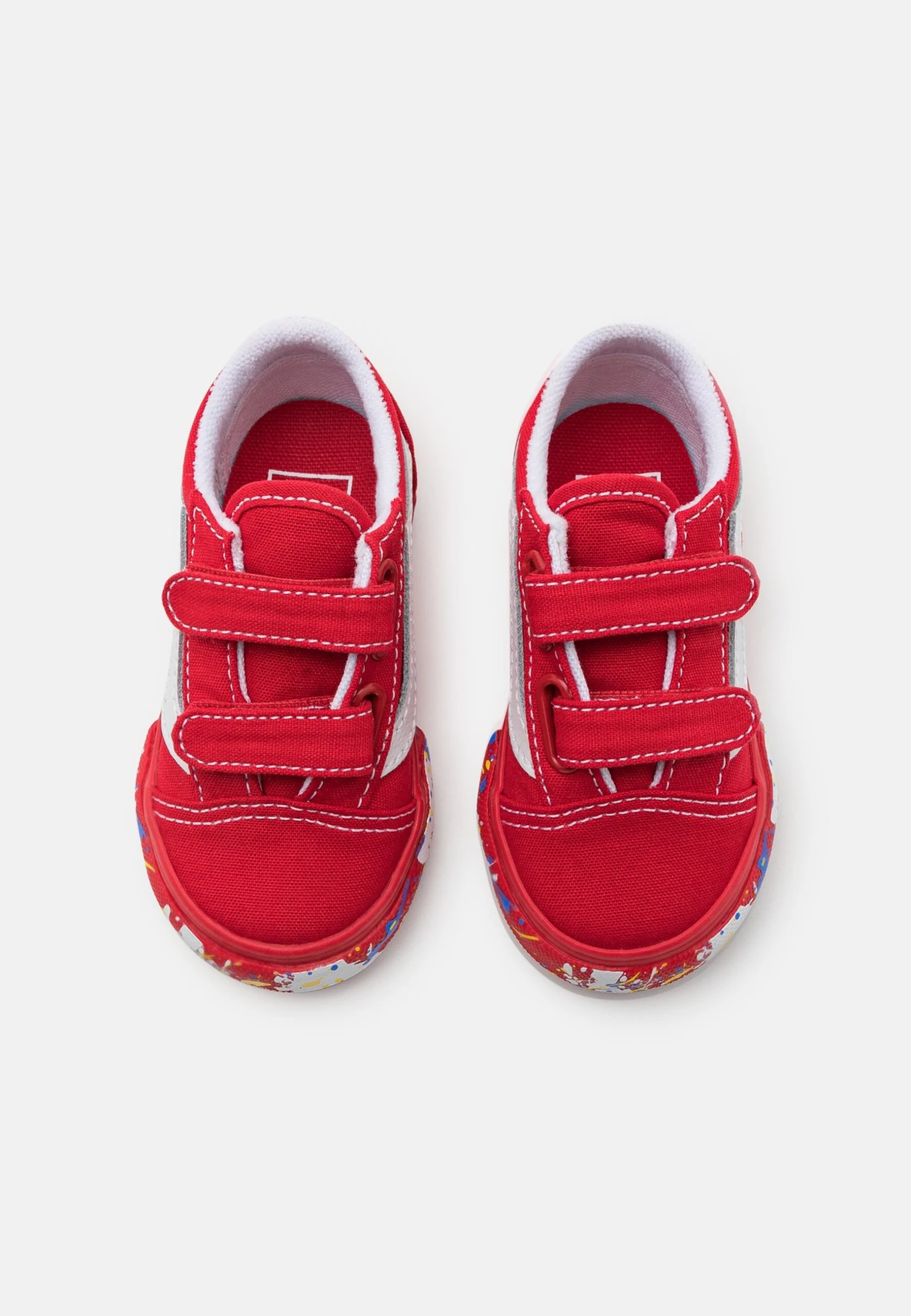 Vans Old Skool Unisex - Sneakers Laag - Paint Splatter Racing Red 6 Vans Old Skool Unisex - Sneakers Laag - Paint Splatter Racing Red - Afbeelding 4